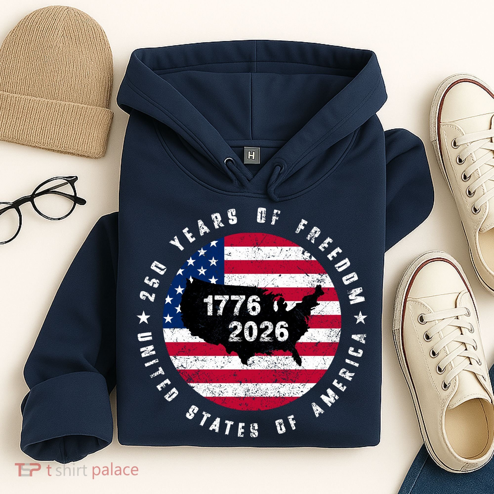American Freedom 250th Anniversary 1776-2026 Hoodie