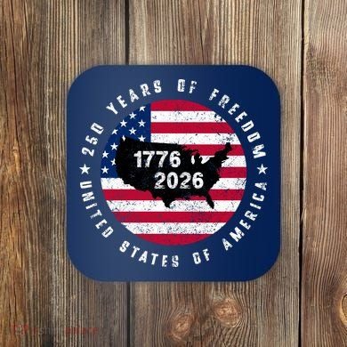 American Freedom 250th Anniversary 1776-2026 Coaster