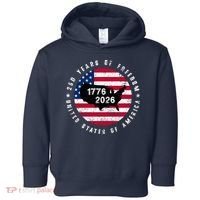 American Freedom 250th Anniversary 1776-2026 Toddler Hoodie thumb 0