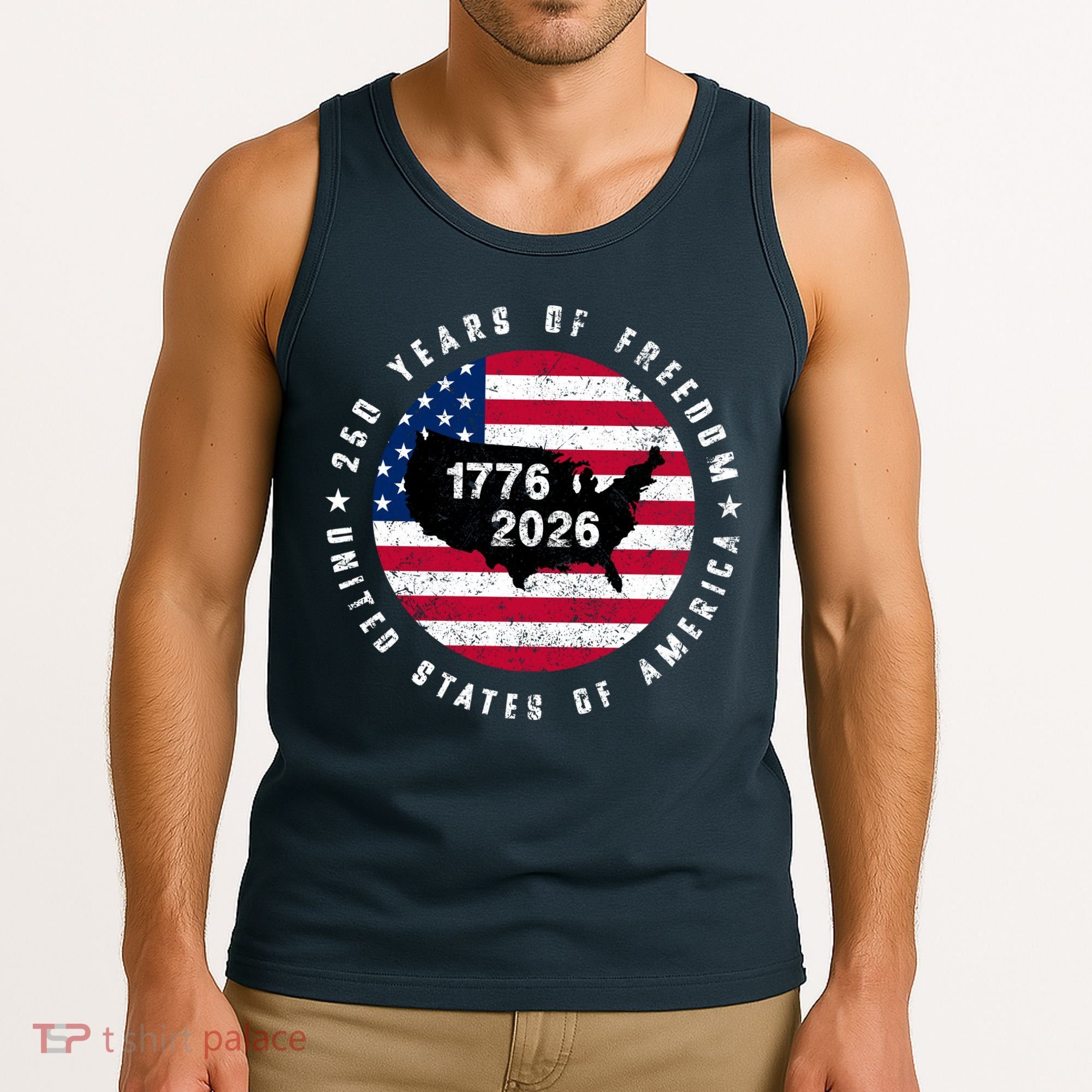 American Freedom 250th Anniversary 1776-2026 Tank Top