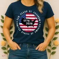 American Freedom 250th Anniversary 1776-2026 Women's T-Shirt thumb 2
