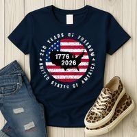 American Freedom 250th Anniversary 1776-2026 Women's T-Shirt thumb 3