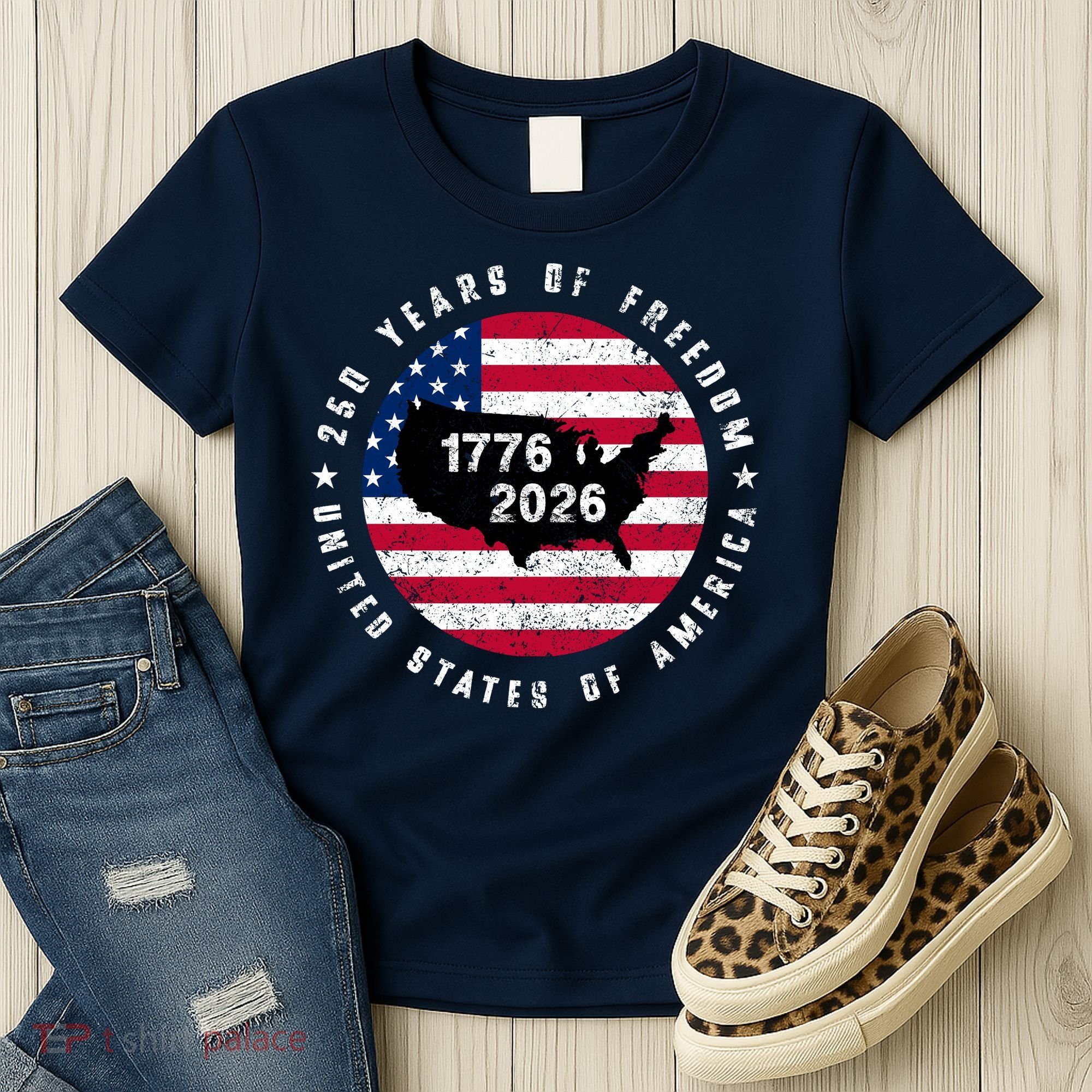 American Freedom 250th Anniversary 1776-2026 Women's T-Shirt