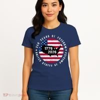 American Freedom 250th Anniversary 1776-2026 Women's T-Shirt thumb 4