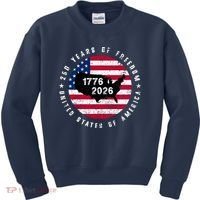 American Freedom 250th Anniversary 1776-2026 Kids Sweatshirt thumb 0
