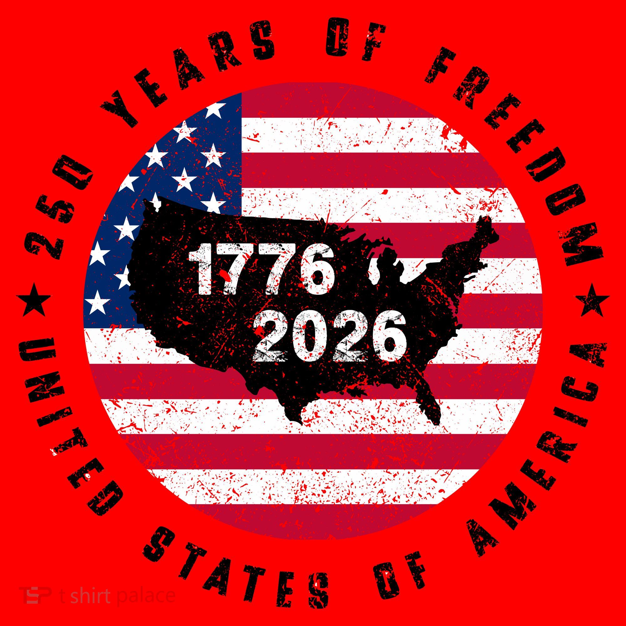American Freedom 250th Anniversary 1776-2026 Santa Hat