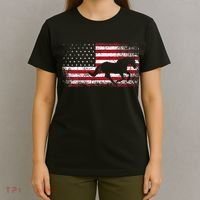American Flag 4th Of July Horse Patriotic T-Shirt thumb 4