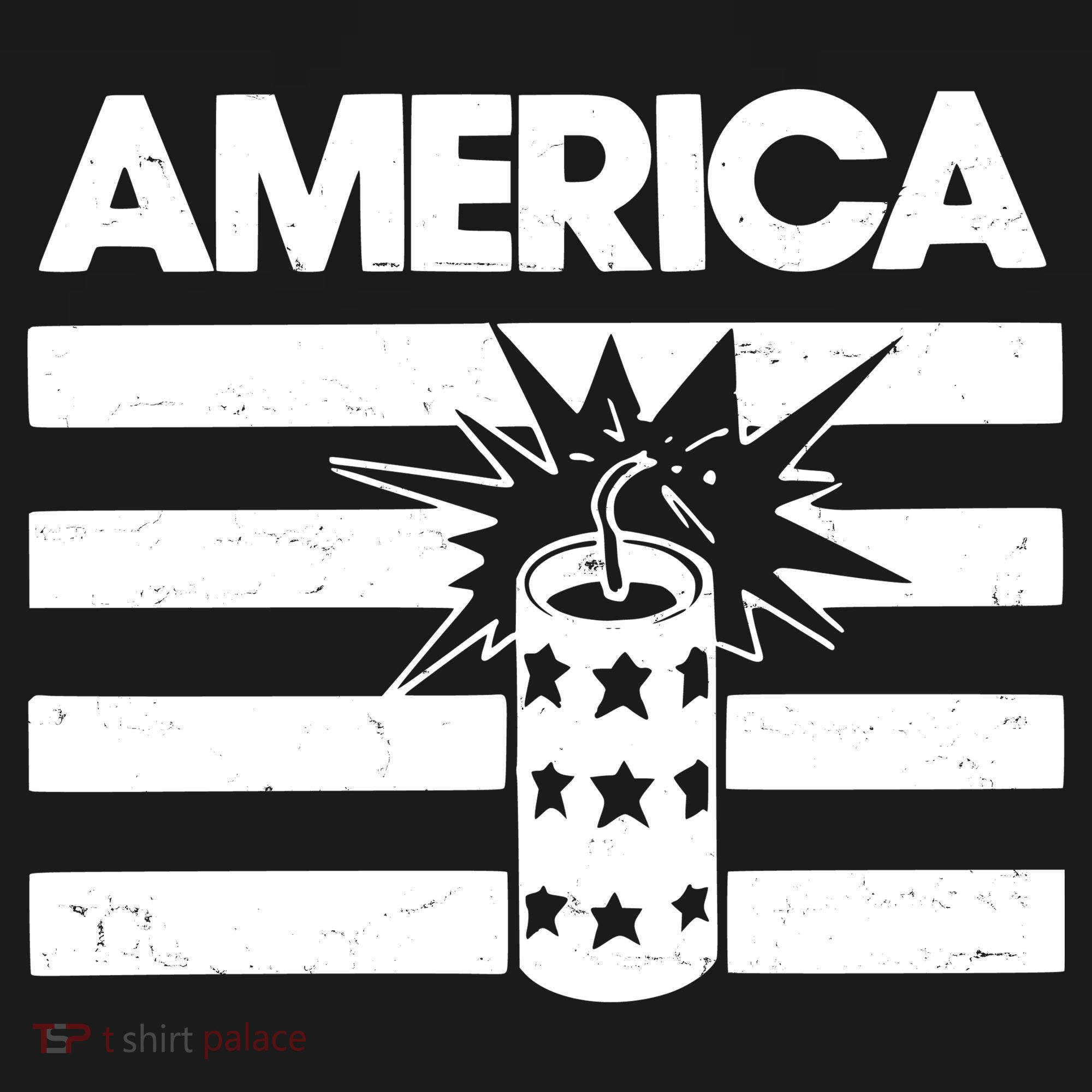 America Firework 4th Of July Flag Bucket Hat
