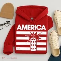 America Firework 4th Of July Flag Hoodie thumb 4