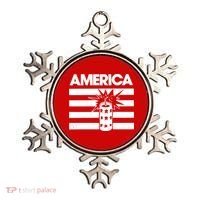 America Firework 4th Of July Flag Ornament thumb 0