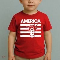 America Firework 4th Of July Flag Toddler T-Shirt thumb 2