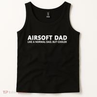 Airsoft Father Airsoft Dad Cool Gift Tank Top thumb 2