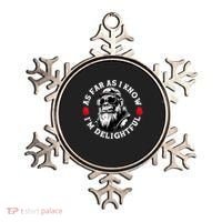 As Far As I Know I'm Delightful Funny Monkey Saying Quote  Ornament thumb 0
