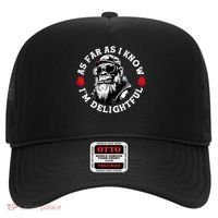 As Far As I Know I'm Delightful Funny Monkey Saying Quote  Hat thumb 0
