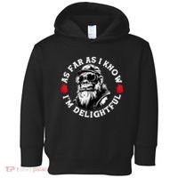 As Far As I Know I'm Delightful Funny Monkey Saying Quote  Toddler Hoodie thumb 0