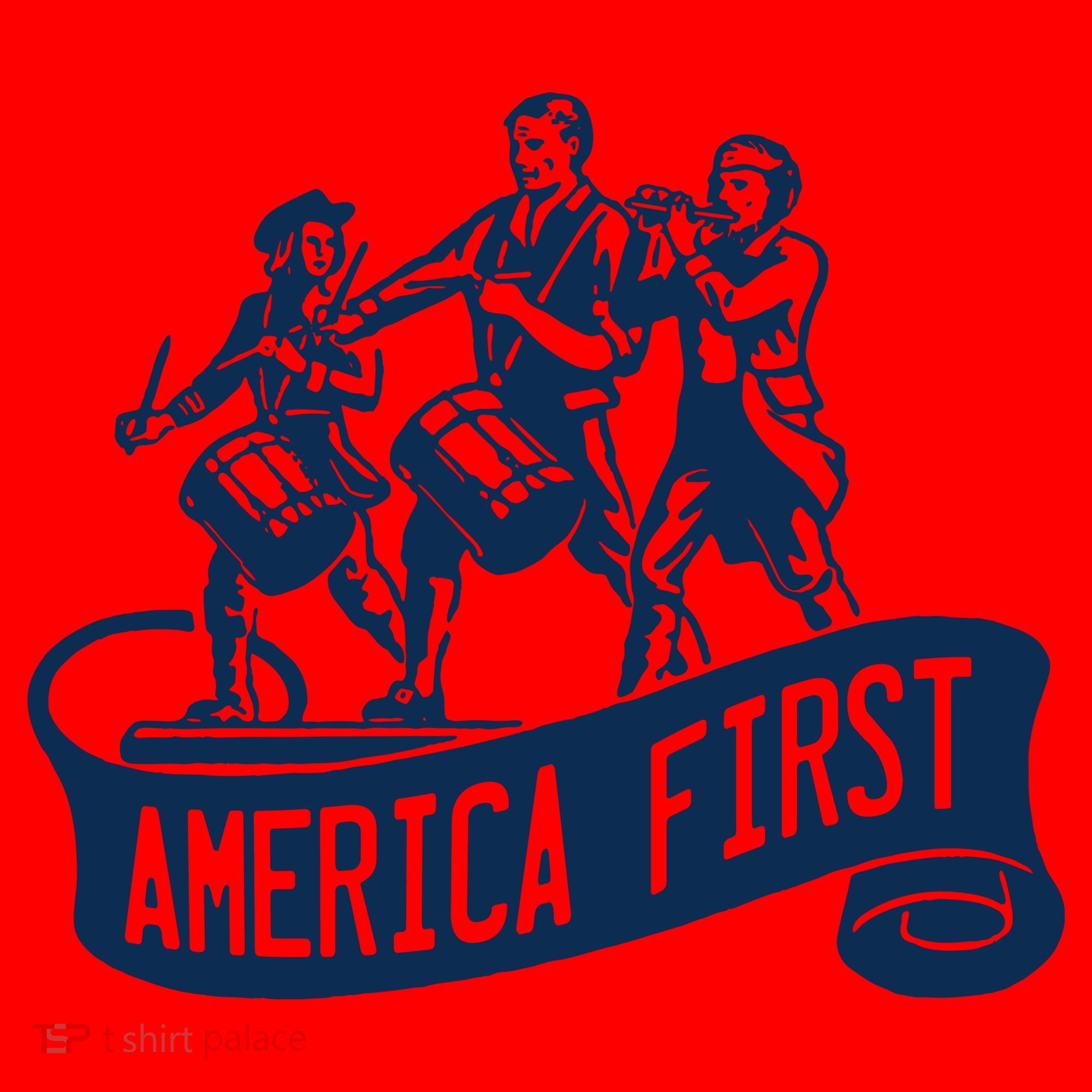 AMERICA FIRST Santa Hat