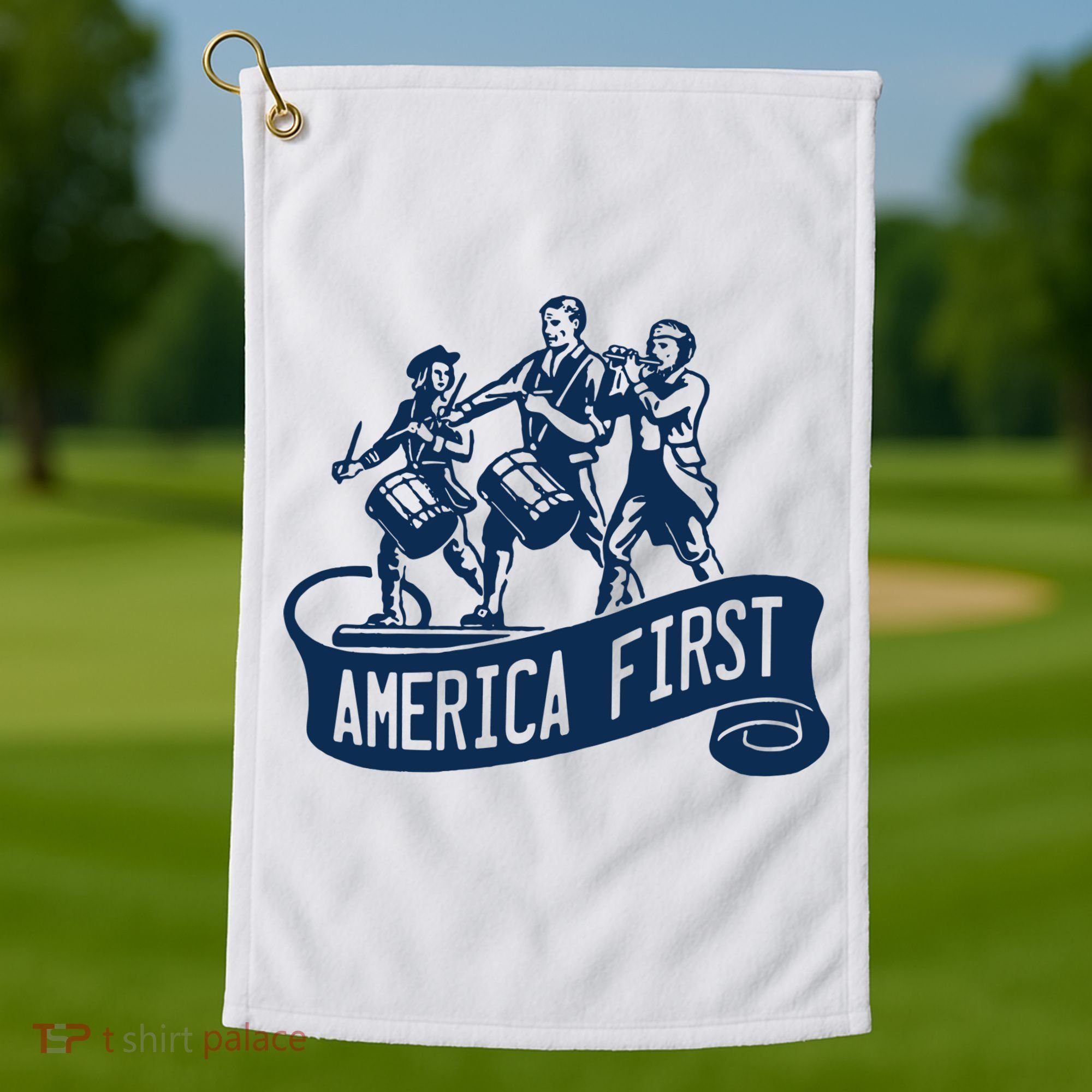AMERICA FIRST Golf Towel