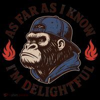 As Far As I Know I'm Delightful Gorilla Coffee Mug thumb 5