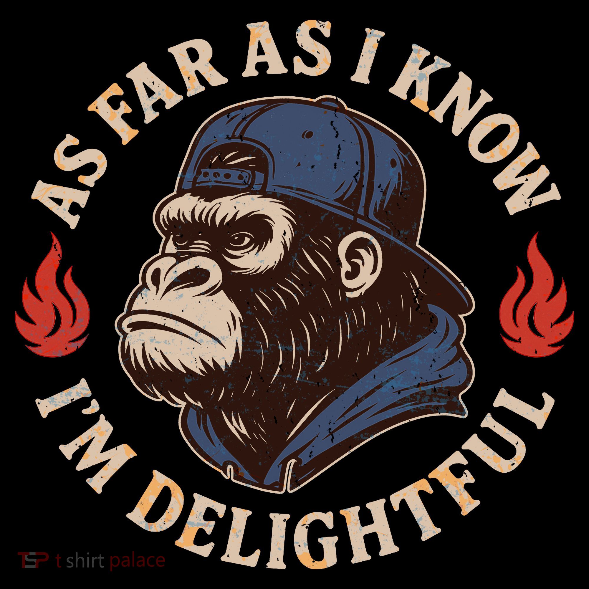 As Far As I Know I'm Delightful Gorilla Ornament