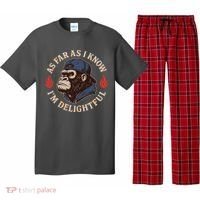 As Far As I Know I'm Delightful Gorilla Pajama Set thumb 0
