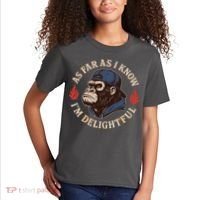 As Far As I Know I'm Delightful Gorilla Kids T-Shirt thumb 2