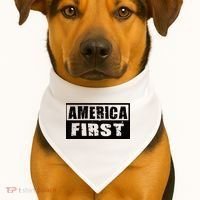 America First USA-Made Doggie Bandana thumb 1