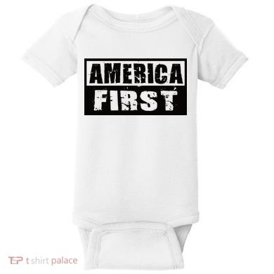 America First Baby Bodysuit
