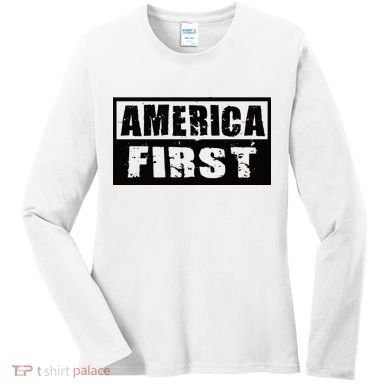 America First Women's Long Sleeve Shirt