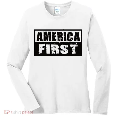 America First Women's Long Sleeve Shirt