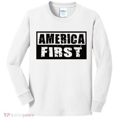 America First Kids Long Sleeve Shirt