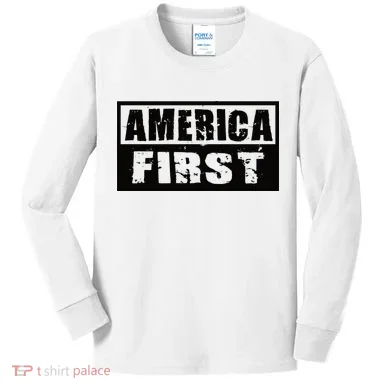 America First Kids Long Sleeve Shirt