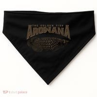 Arowana Fish USA-Made Doggie Bandana thumb 0