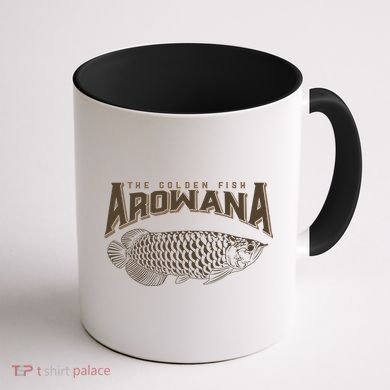 Arowana Fish Coffee Mug back
