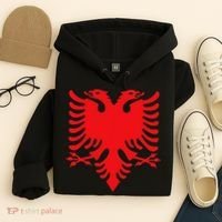 Albania Flag Albanian Eagle Hoodie thumb 4