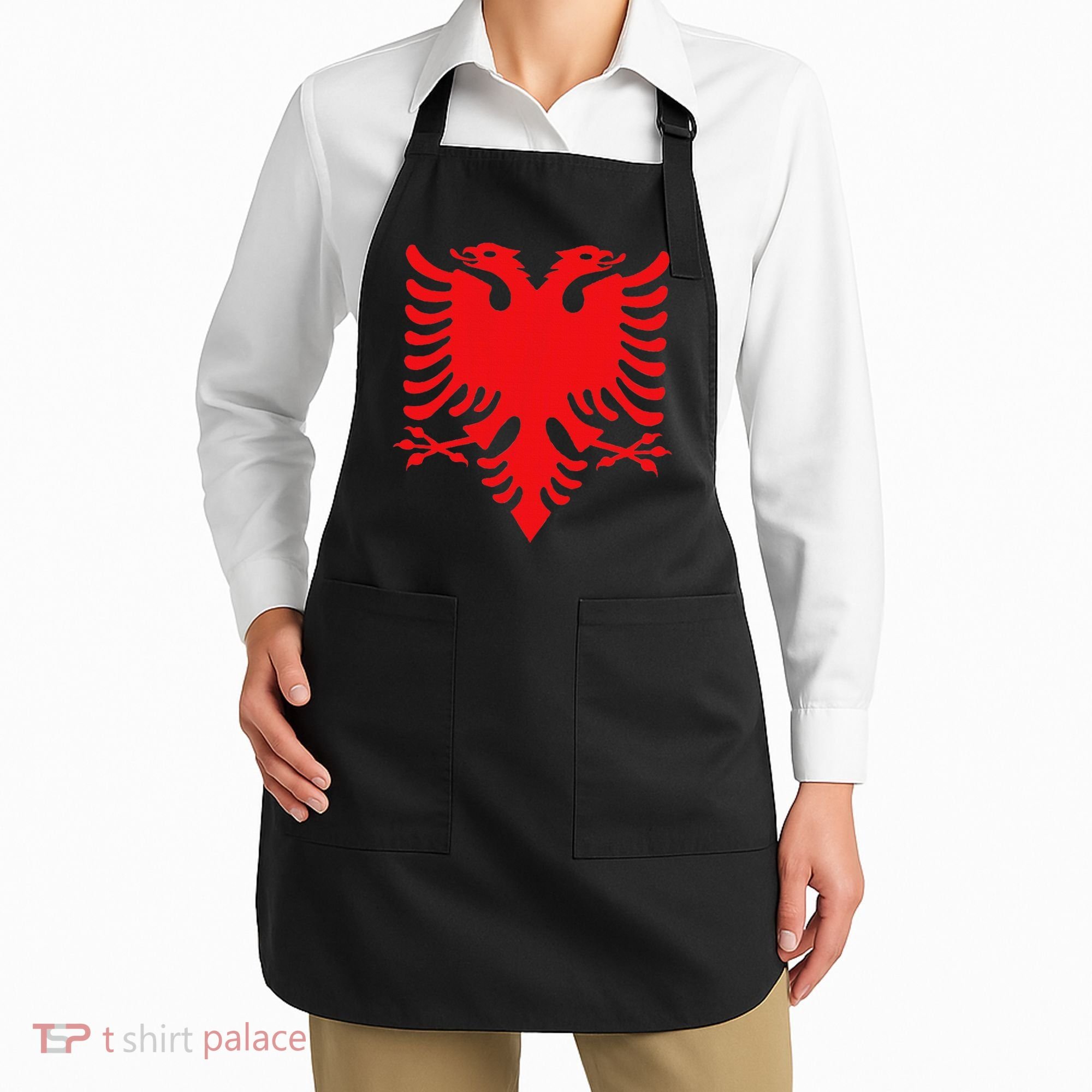 Albania Flag Albanian Eagle Apron