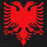 Albania Flag Albanian Eagle Button thumb 1