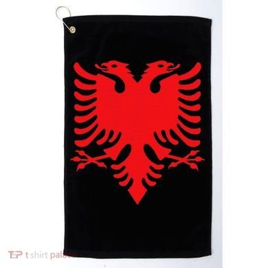 Albania Flag Albanian Eagle Golf Towel