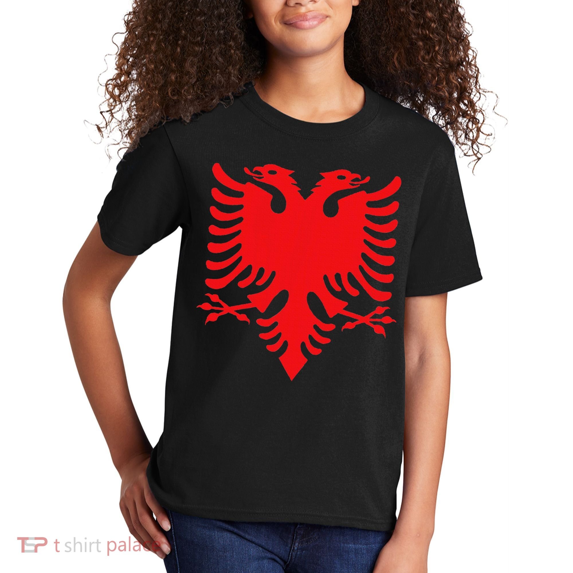 Albania Flag Albanian Eagle Kids T-Shirt