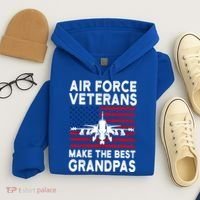 American Flag Air Force Veteran Makes Best Grandpa Gift Hoodie thumb 4