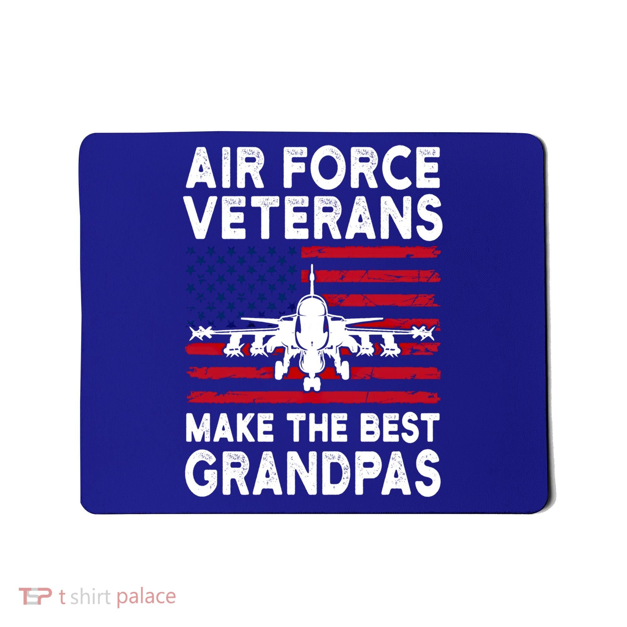 American Flag Air Force Veteran Makes Best Grandpa Gift Mousepad
