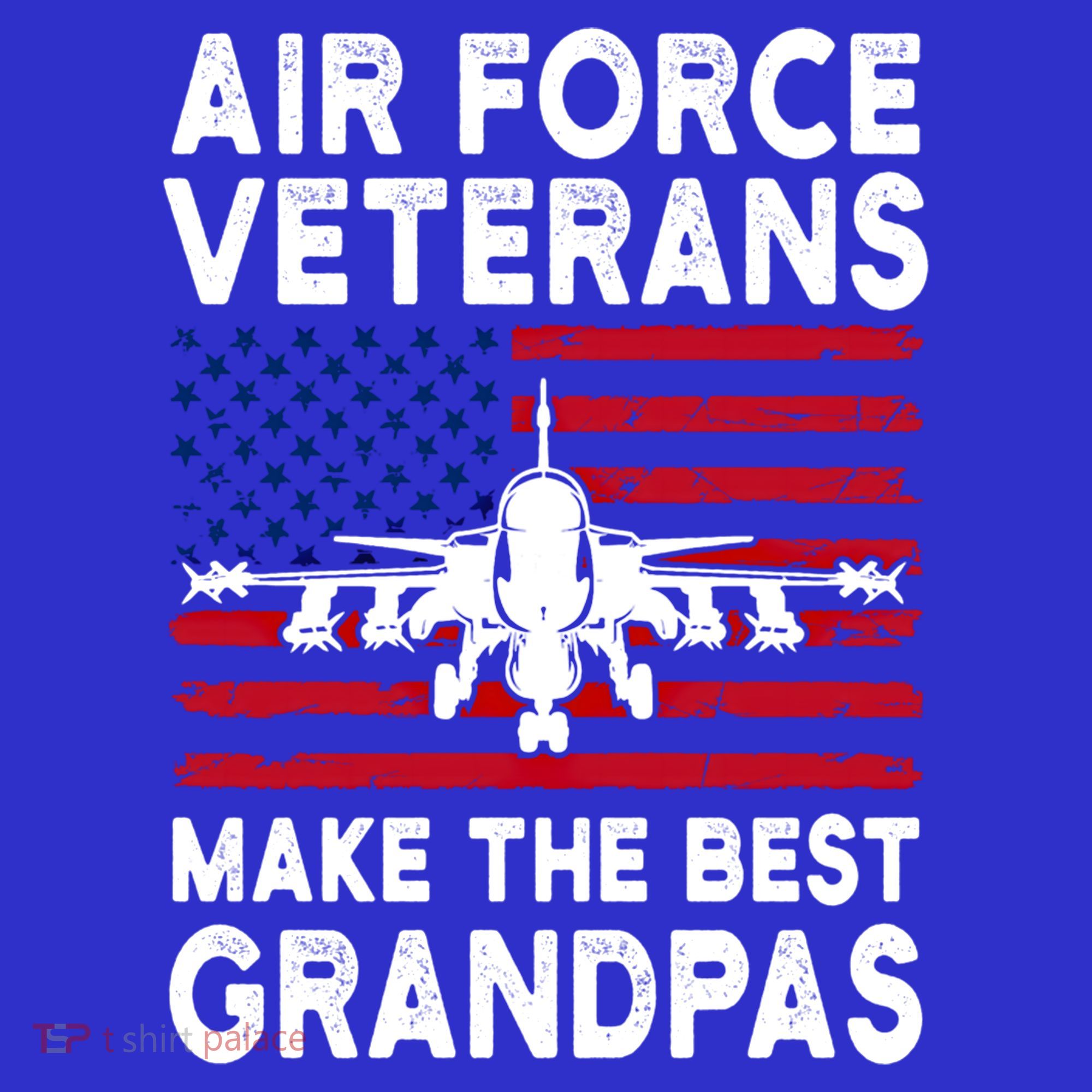 American Flag Air Force Veteran Makes Best Grandpa Gift Tank Top