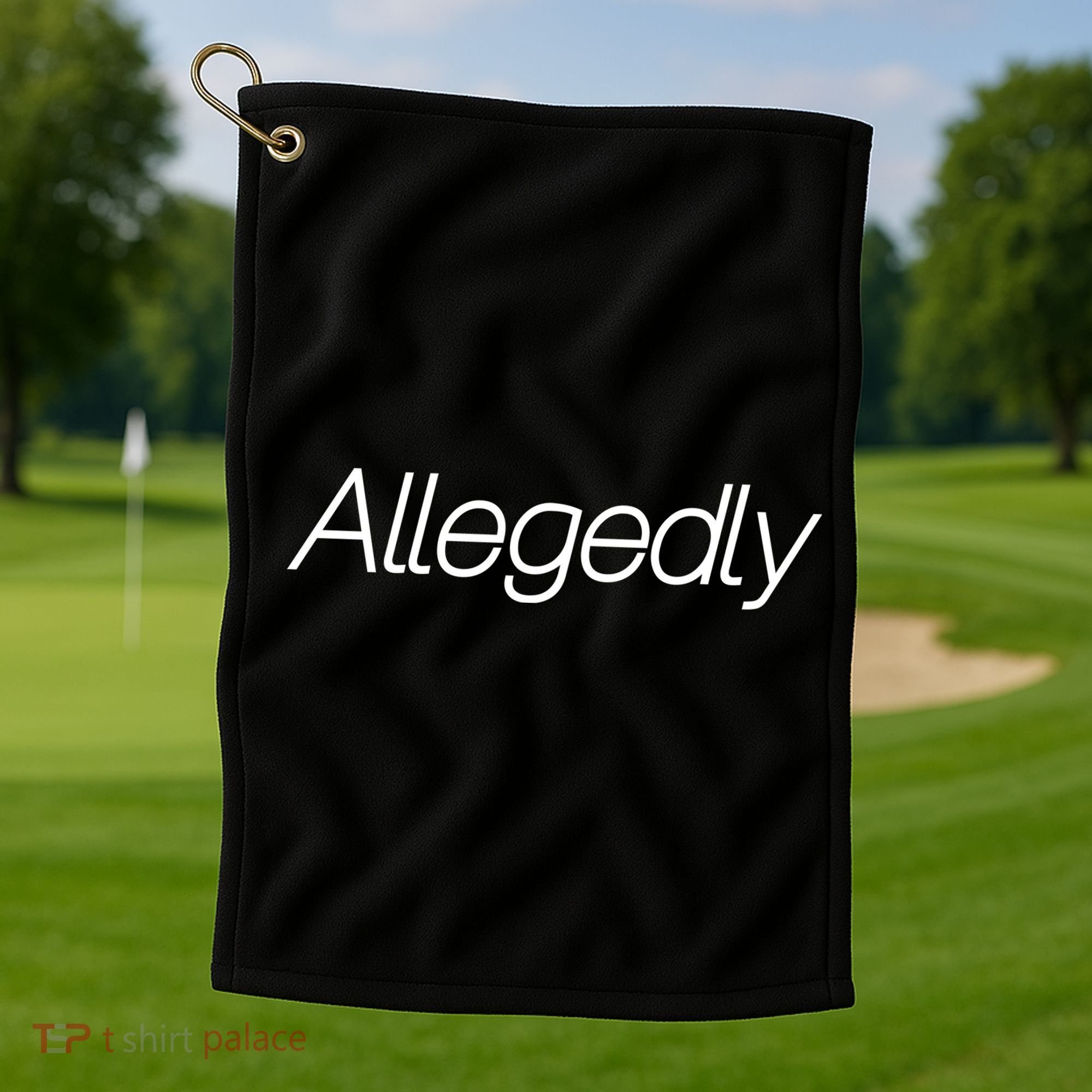 Allegedly Funny Attorney Funny Lawyer Golf Towel