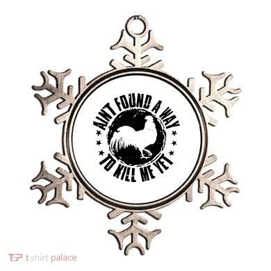 Ain't Found A Way To Kill Me Yet Vintage Rooster Ornament