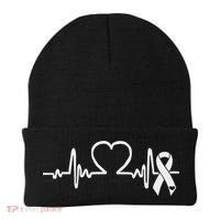 Atrial Fibrillation American Heart Disease Awareness Beanie thumb 0
