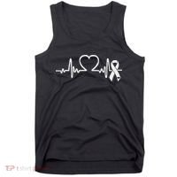 Atrial Fibrillation American Heart Disease Awareness Tank Top thumb 0
