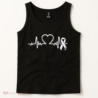 Atrial Fibrillation American Heart Disease Awareness Tank Top thumb 2