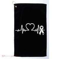 Atrial Fibrillation American Heart Disease Awareness Golf Towel thumb 0