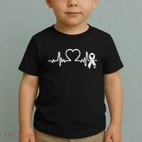 Atrial Fibrillation American Heart Disease Awareness Toddler T-Shirt thumb 2