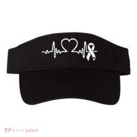 Atrial Fibrillation American Heart Disease Awareness Visor thumb 0