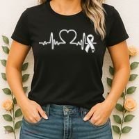Atrial Fibrillation American Heart Disease Awareness Women's T-Shirt thumb 2